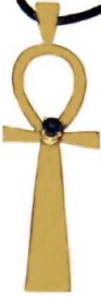 14 KT Yellow Gold Ankh Pendant