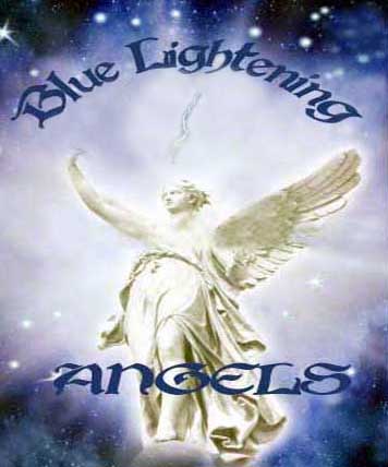 Blue Lightening Angels
