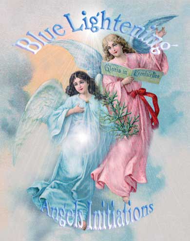 Blue Lightening Angels